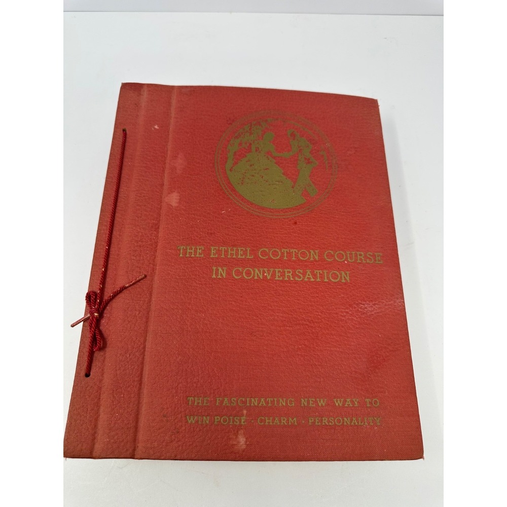 The Ethel Cotton Course In Conversation 12 Lesson 1949 Complete W/ Rare Letters